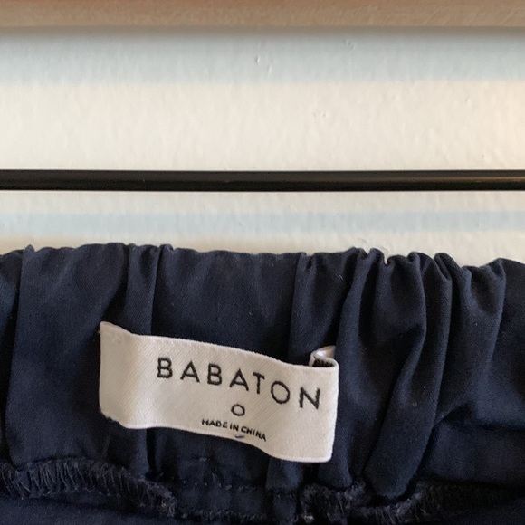 Babaton Manolo Cotton Cropped Wide-leg Bermuda Pant - Picture 3 of 5